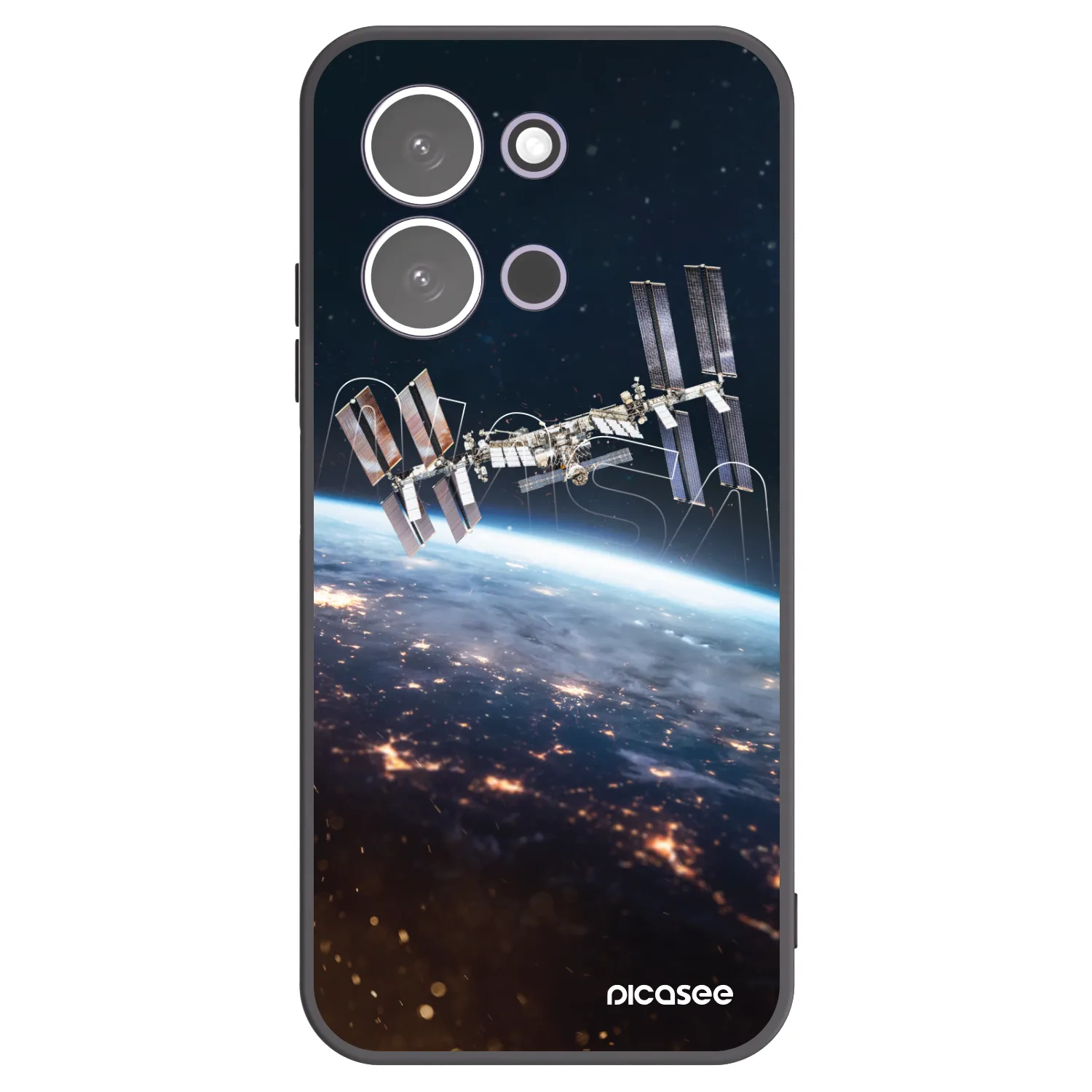 Picasee silikónový čierny obal pre Xiaomi Redmi 15C 5G - Station