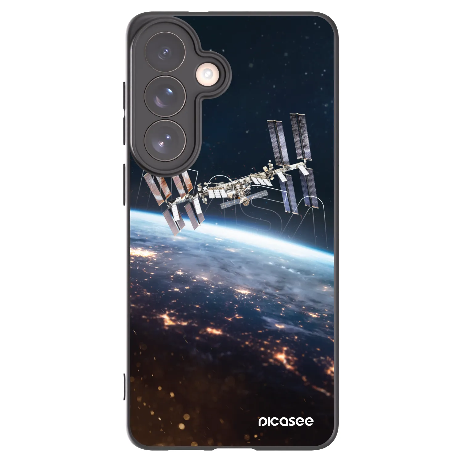 Picasee silikónový čierny obal pre Samsung Galaxy S26+ - Station