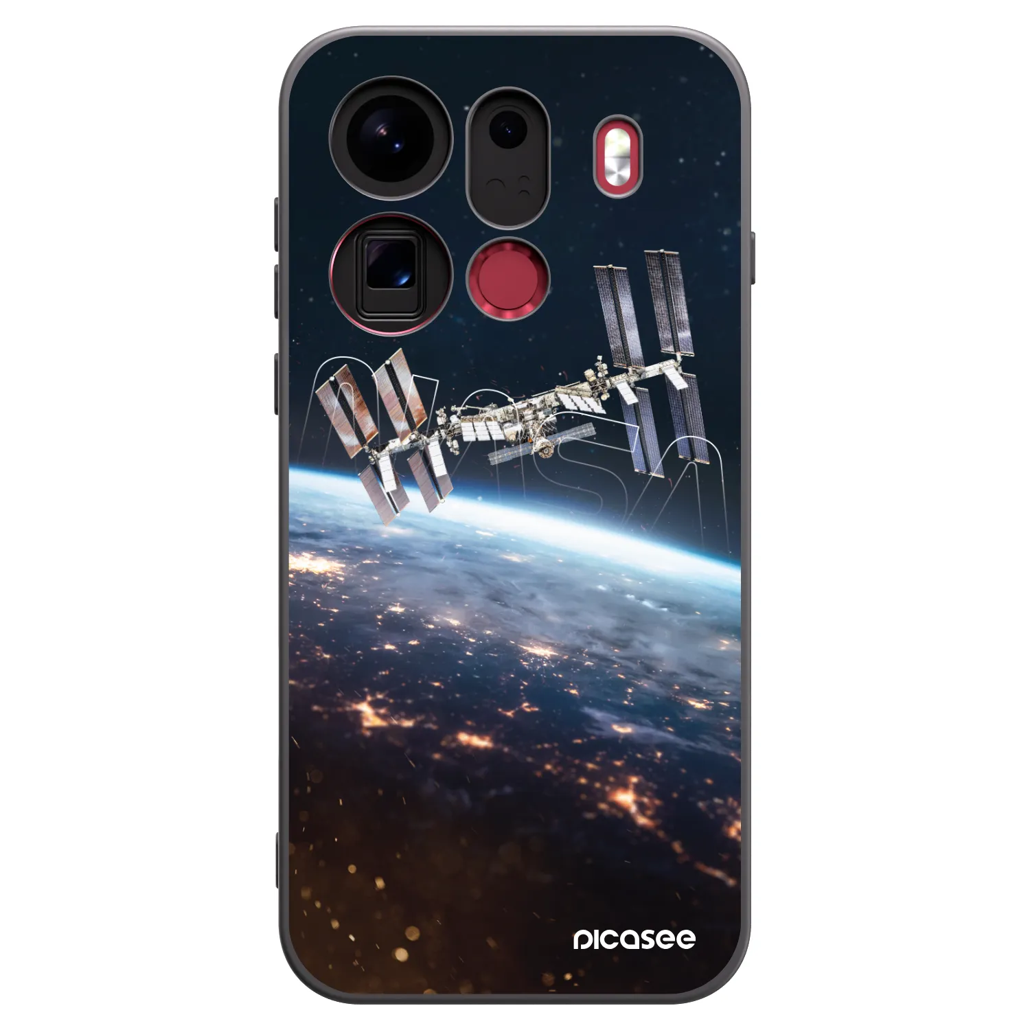 Picasee silikónový čierny obal pre OPPO Find X9 Pro - Station