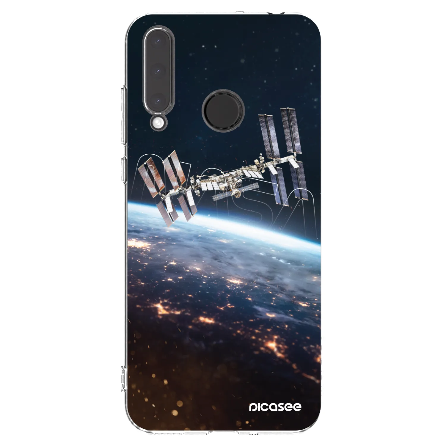 Picasee silikónový prehľadný obal pre Honor 20 Lite - Station