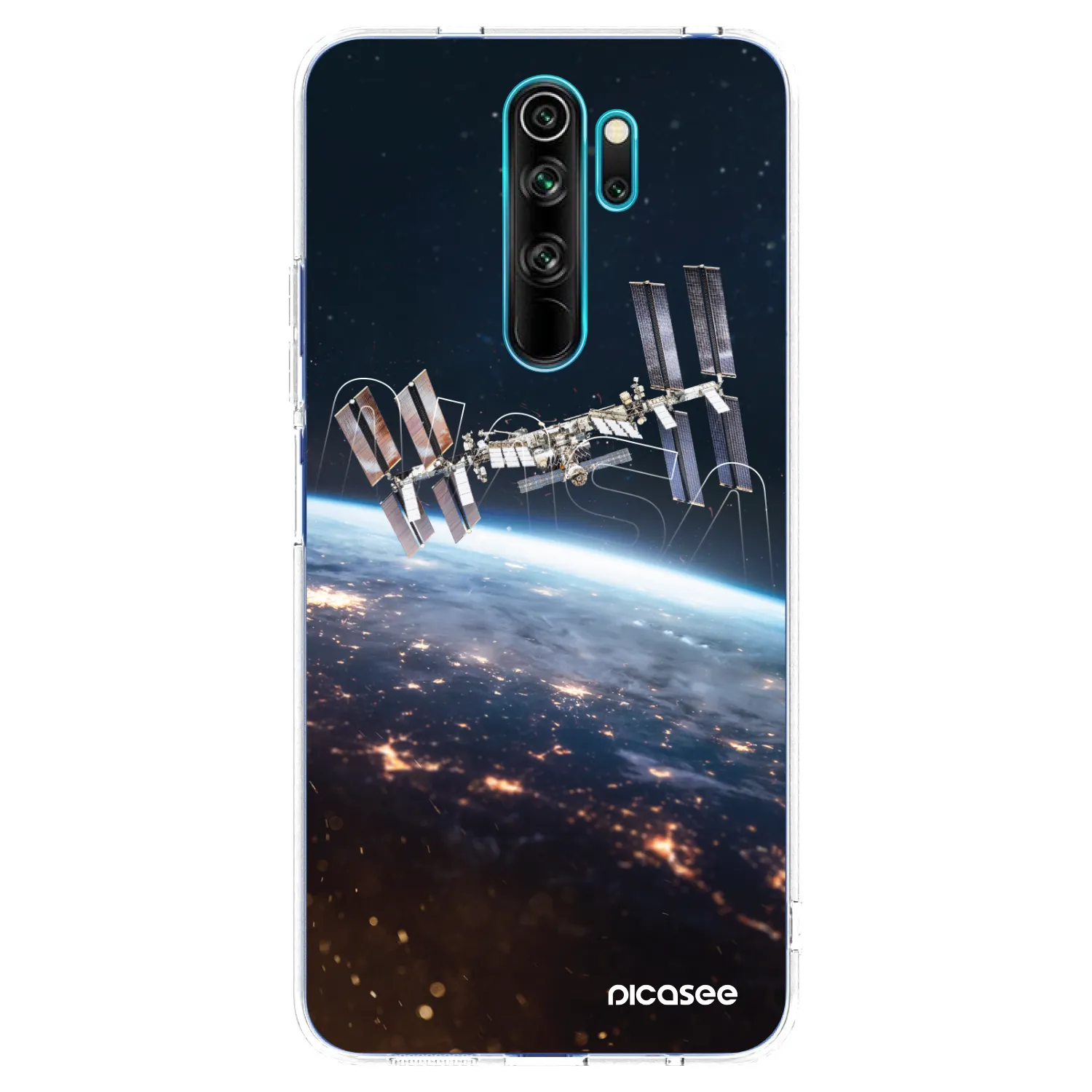 Picasee silikónový prehľadný obal pre Xiaomi Redmi Note 8 Pro - Station