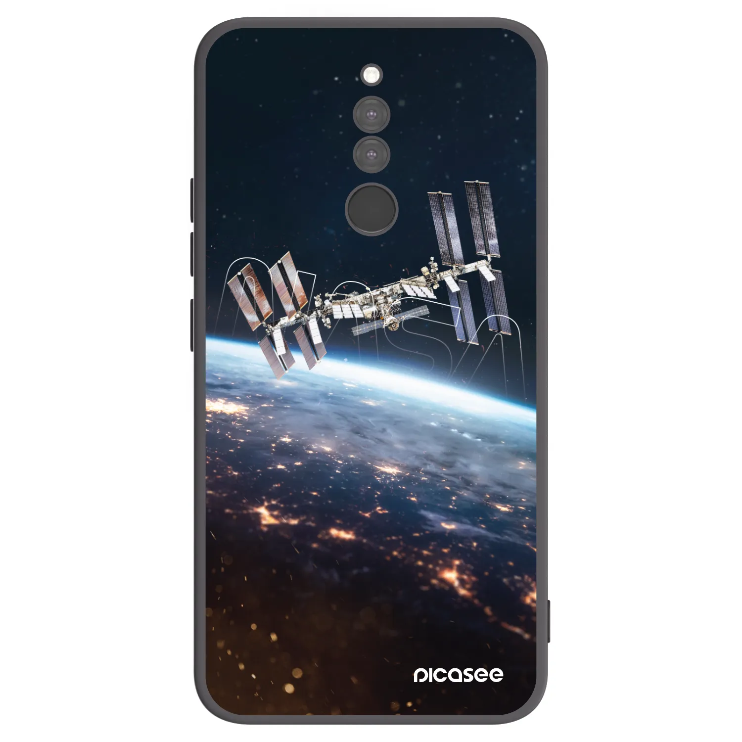 Picasee silikónový čierny obal pre Xiaomi Redmi 8 - Station