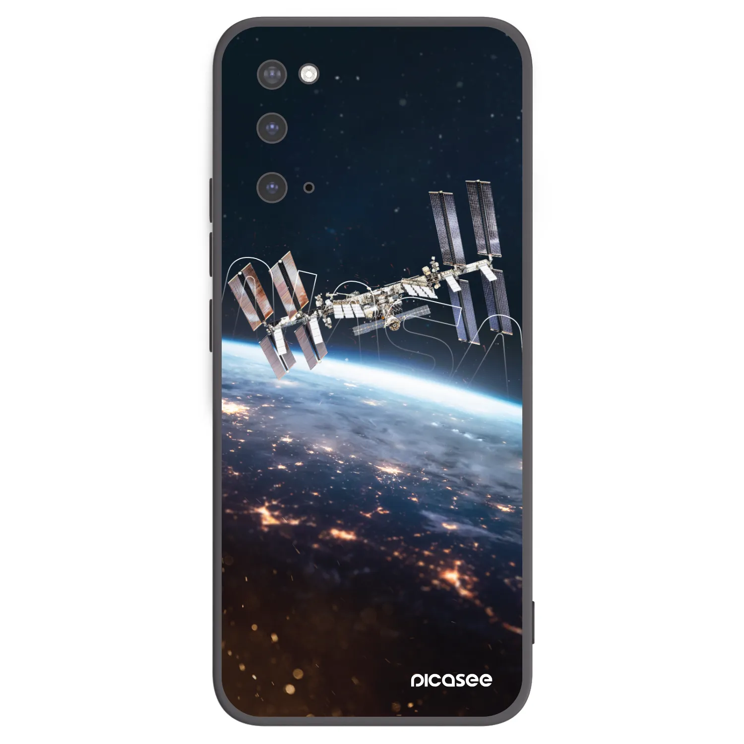 Picasee silikónový čierny obal pre Samsung Galaxy S20 G980F - Station