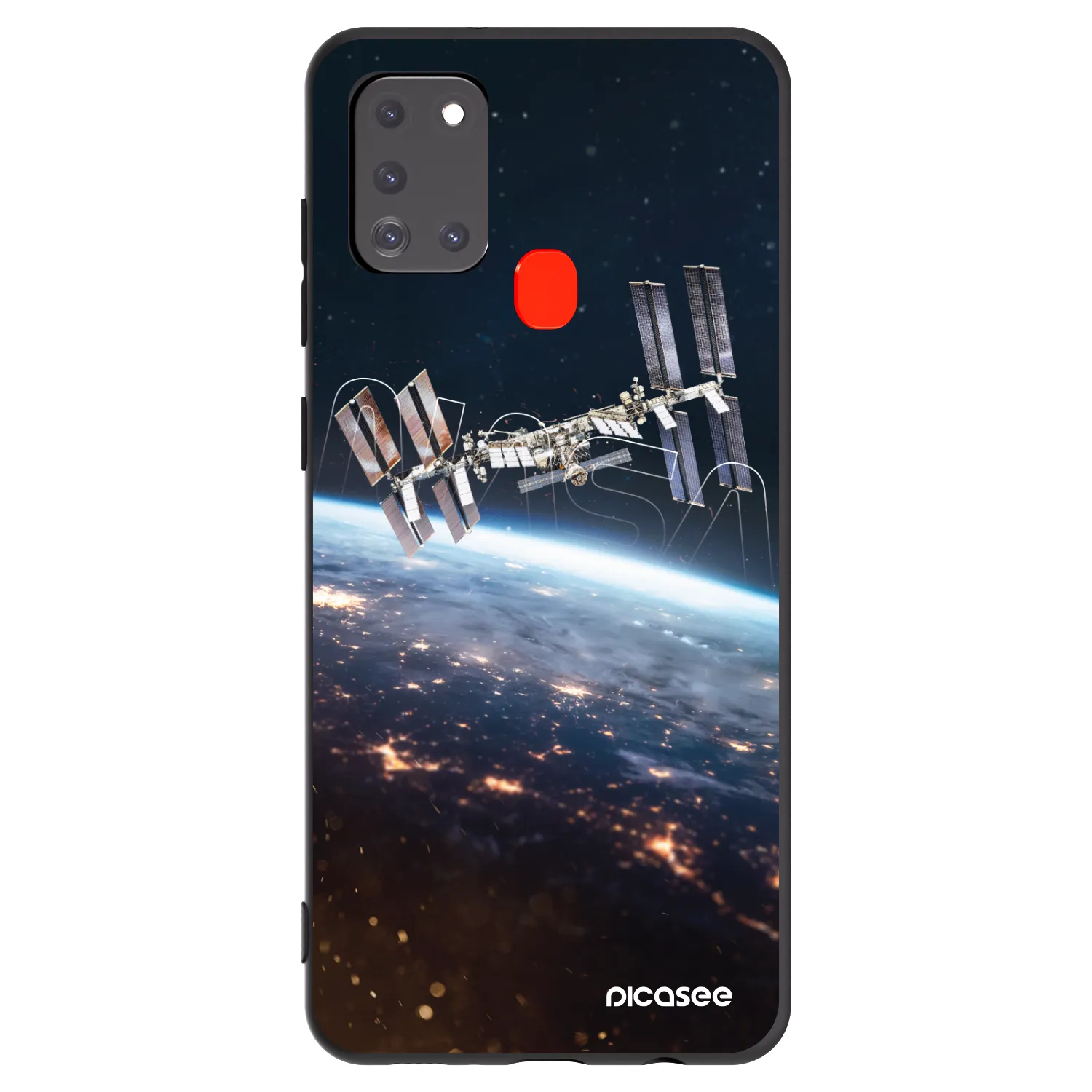 Picasee silikónový čierny obal pre Samsung Galaxy A21s - Station