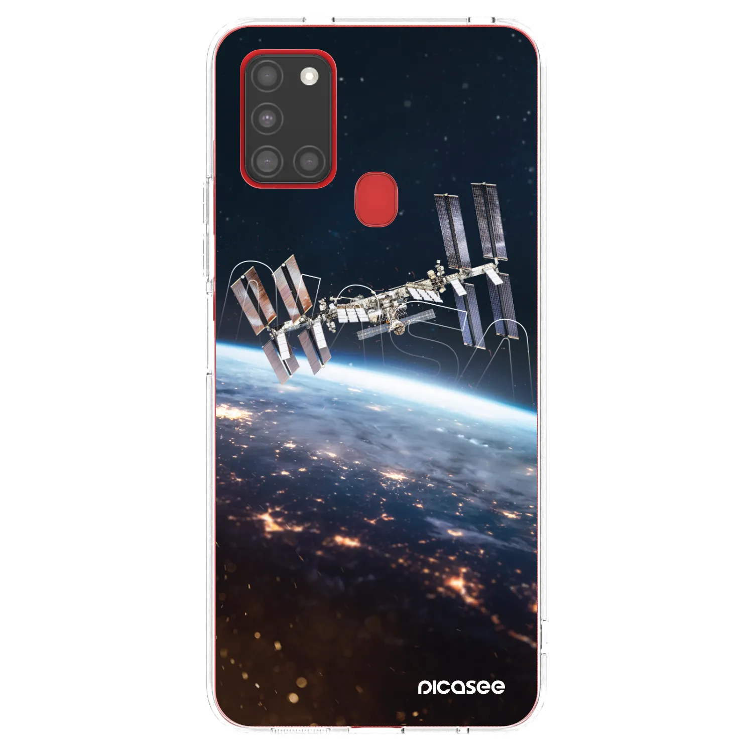 Picasee silikónový prehľadný obal pre Samsung Galaxy A21s - Station