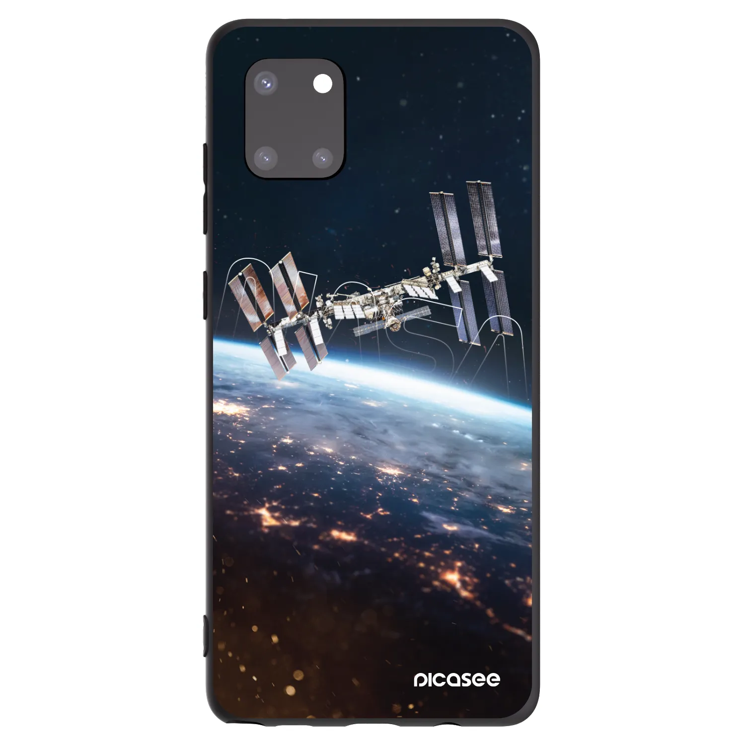 Picasee silikónový čierny obal pre Samsung Galaxy Note 10 Lite N770F - Station