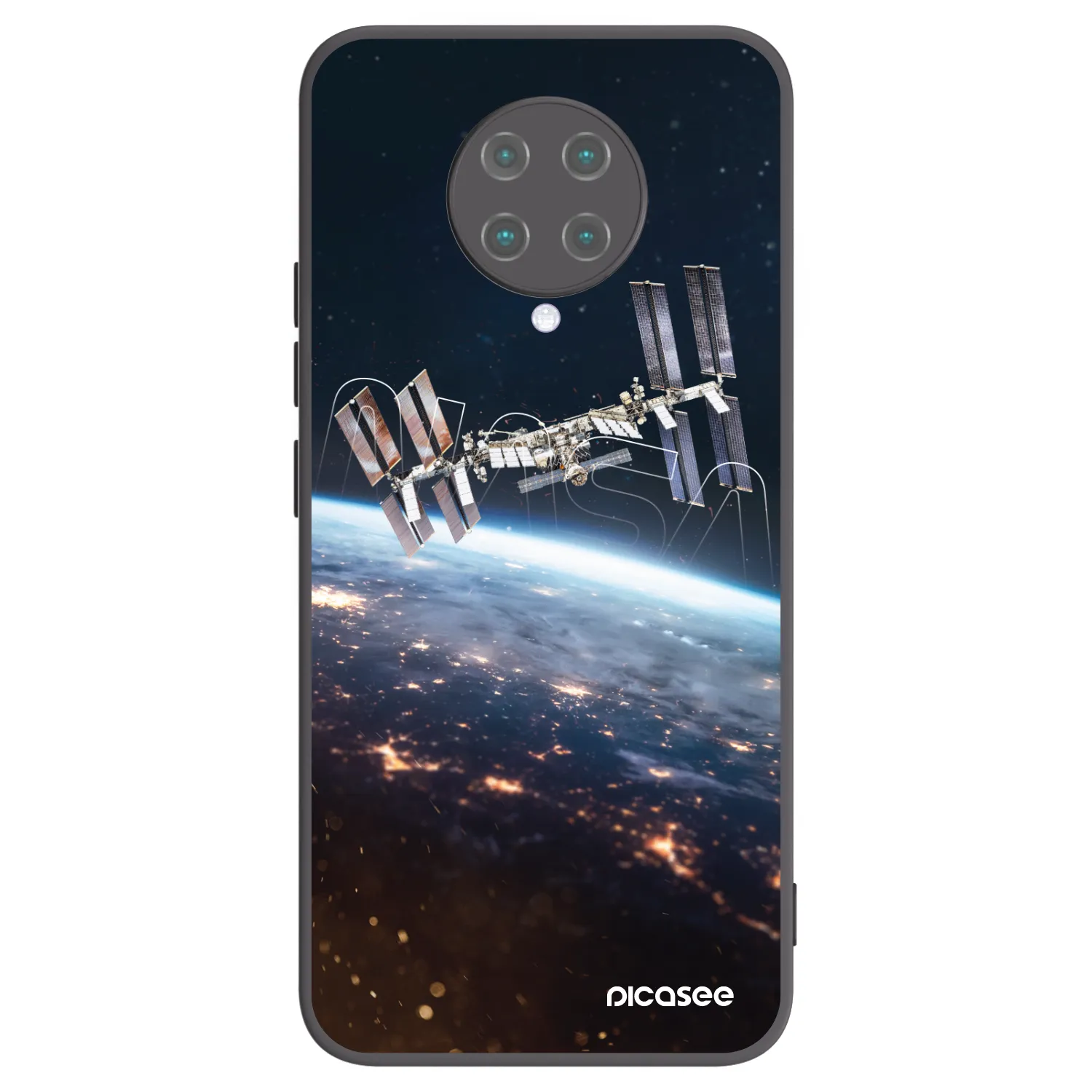 Picasee silikónový čierny obal pre Xiaomi Poco F2 Pro - Station