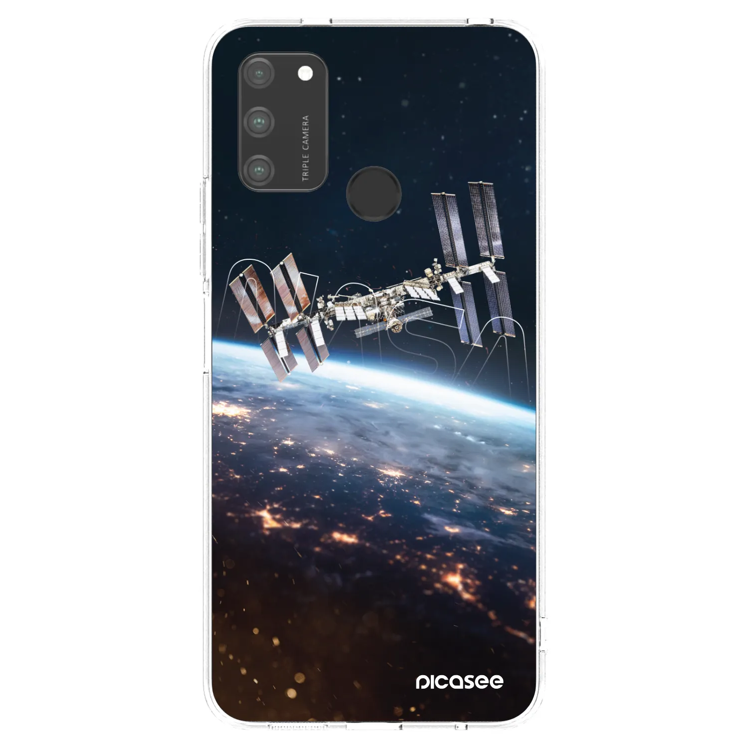 Picasee silikónový prehľadný obal pre Honor 9A - Station