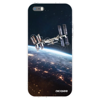 Picasee silikónový prehľadný obal pre Apple iPhone 5/5S/SE - Station