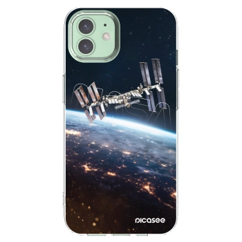 Picasee silikónový prehľadný obal pre Apple iPhone 12 - Station