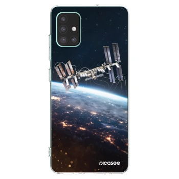 Picasee silikónový prehľadný obal pre Samsung Galaxy M51 M515F - Station
