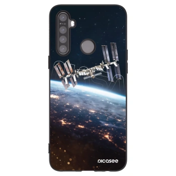 Picasee silikónový čierny obal pre Realme 6i - Station