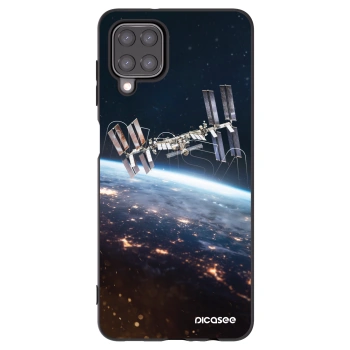 Picasee silikónový čierny obal pre Samsung Galaxy A12 A125F - Station