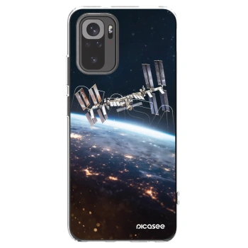 Picasee silikónový prehľadný obal pre Xiaomi Redmi Note 10 - Station