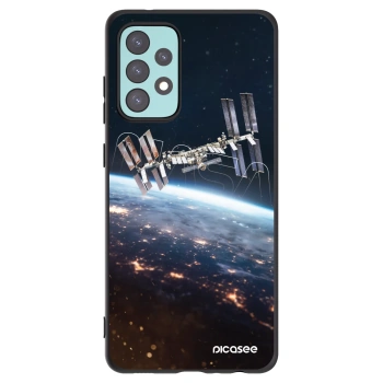 Picasee silikónový čierny obal pre Samsung Galaxy A72 A725F - Station