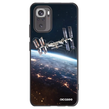 Picasee silikónový čierny obal pre Xiaomi Redmi Note 10S - Station