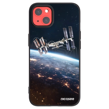 Picasee silikónový čierny obal pre Apple iPhone 13 - Station