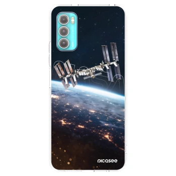 Picasee silikónový prehľadný obal pre Motorola Moto G60 - Station