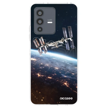 Picasee silikónový prehľadný obal pre Vivo V23 5G - Station