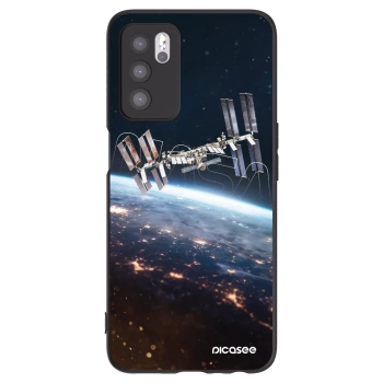 Picasee silikónový čierny obal pre OPPO A16 - Station