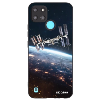 Picasee silikónový čierny obal pre Realme C21Y - Station