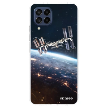 Picasee silikónový prehľadný obal pre Samsung Galaxy M53 5G - Station