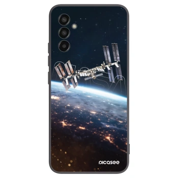 Picasee silikónový čierny obal pre Samsung Galaxy M13 M135F - Station