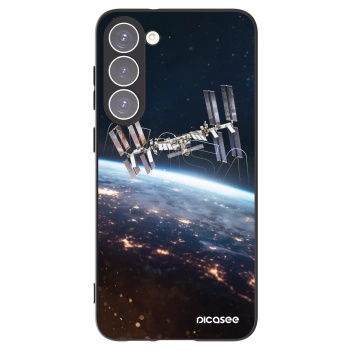 Picasee silikónový čierny obal pre Samsung Galaxy S23+ 5G - Station