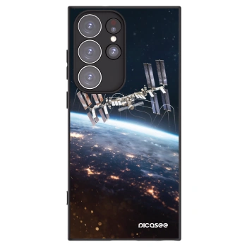 Picasee silikónový čierny obal pre Samsung Galaxy S23 Ultra 5G - Station