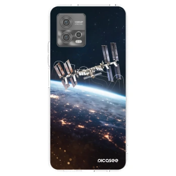 Picasee silikónový prehľadný obal pre Motorola Moto G72 - Station