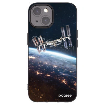 Picasee silikónový čierny obal pre Apple iPhone 15 - Station