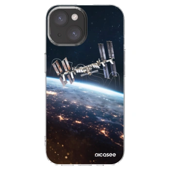 Picasee silikónový prehľadný obal pre Apple iPhone 15 - Station