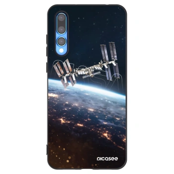 Picasee silikónový čierny obal pre Huawei P20 Pro - Station