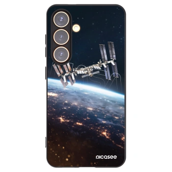 Picasee silikónový čierny obal pre Samsung Galaxy S24 S921B 5G - Station