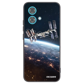 Picasee silikónový čierny obal pre Motorola Edge 40 Neo - Station
