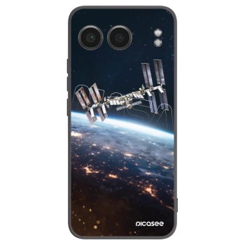 Picasee silikónový čierny obal pre OnePlus Nord 4 - Station