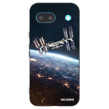 Picasee silikónový čierny obal pre Google Pixel 8a - Station