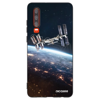 Picasee silikónový čierny obal pre Huawei P30 - Station