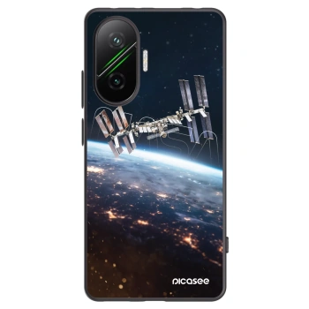 Picasee silikónový čierny obal pre Xiaomi Poco F7 5G - Station