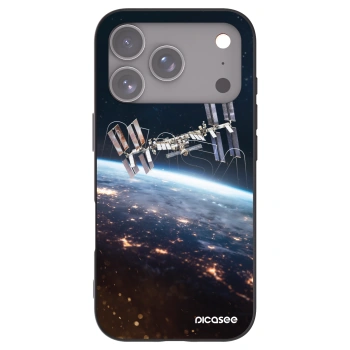 Picasee silikónový čierny obal pre Apple iPhone 17 Pro - Station