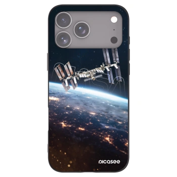 Picasee silikónový čierny obal pre Apple iPhone 17 Pro Max - Station