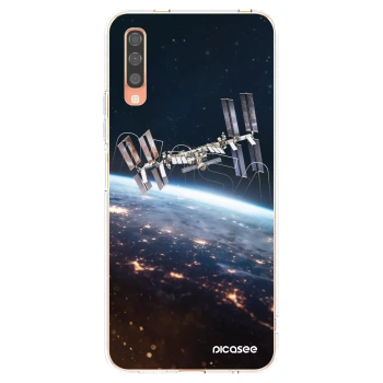 Picasee silikónový prehľadný obal pre Samsung Galaxy A70 A705F - Station