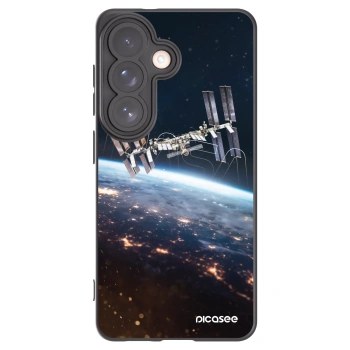 Picasee silikónový čierny obal pre Samsung Galaxy S26 - Station