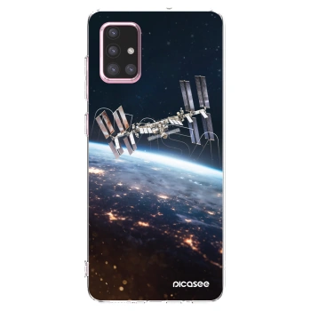 Picasee silikónový prehľadný obal pre Samsung Galaxy A71 A715F - Station