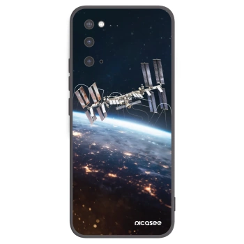 Picasee silikónový čierny obal pre Samsung Galaxy S20 G980F - Station