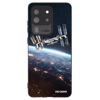 Picasee silikónový čierny obal pre Samsung Galaxy S20 Ultra 5G G988F - Station