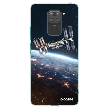 Picasee silikónový čierny obal pre Xiaomi Redmi Note 9 - Station