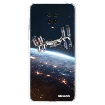 Picasee silikónový prehľadný obal pre Xiaomi Redmi Note 9S - Station