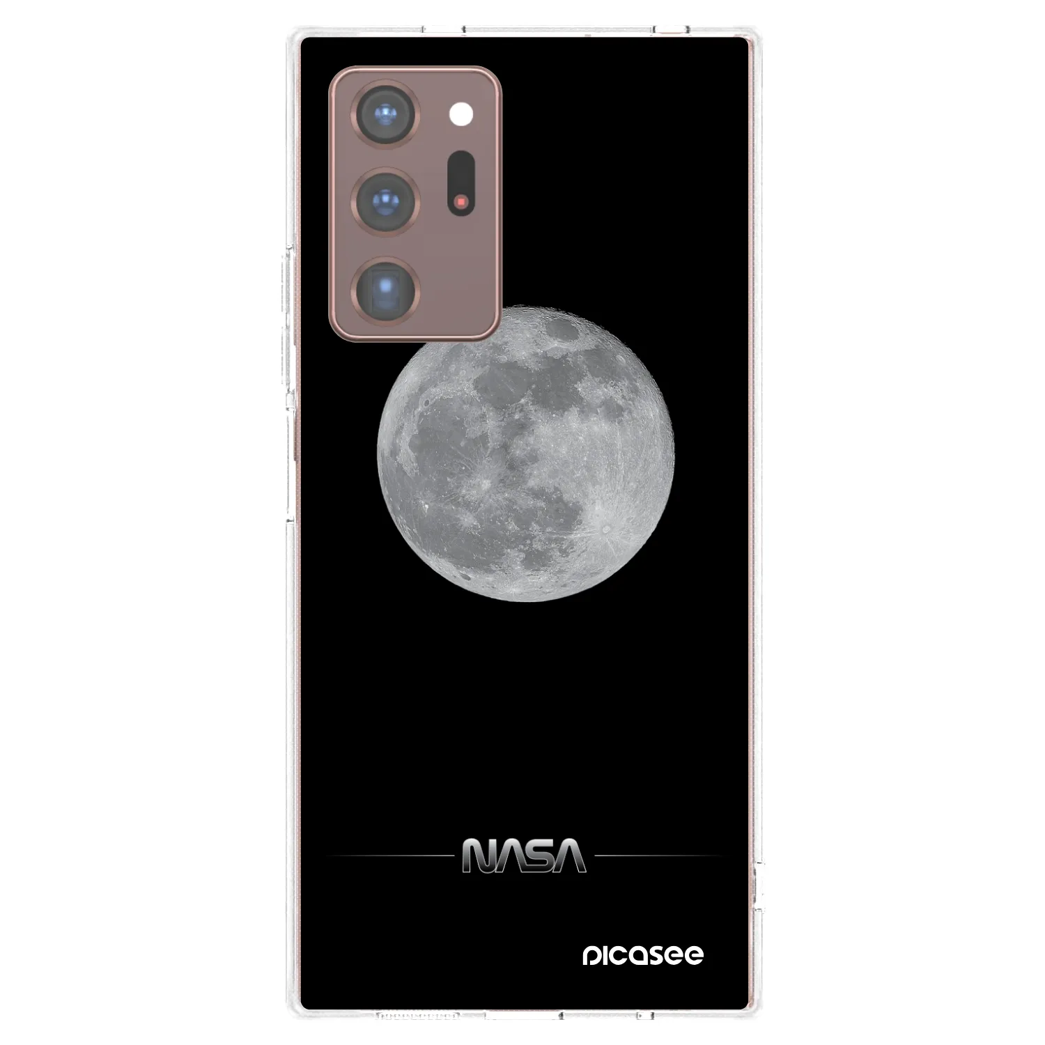 Picasee silikónový prehľadný obal pre Samsung Galaxy Note 20 Ultra - Moon Minimal