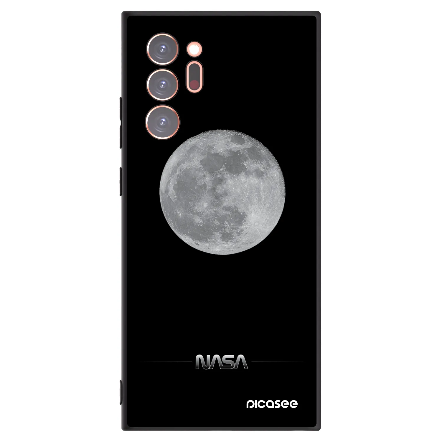 Picasee silikónový čierny obal pre Samsung Galaxy Note 20 Ultra - Moon Minimal